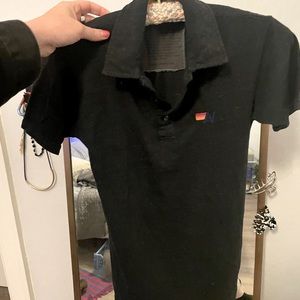 Aviator nation polo charcoal xs